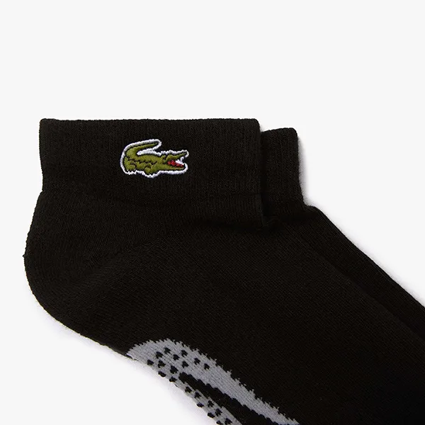 Tất Lacoste Stretch Cotton Low-Cut Socks RA4188 51 SNP Màu Đen Size 39-42