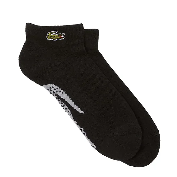 Tất Lacoste Stretch Cotton Low-Cut Socks RA4188 51 SNP Màu Đen Size 39-42