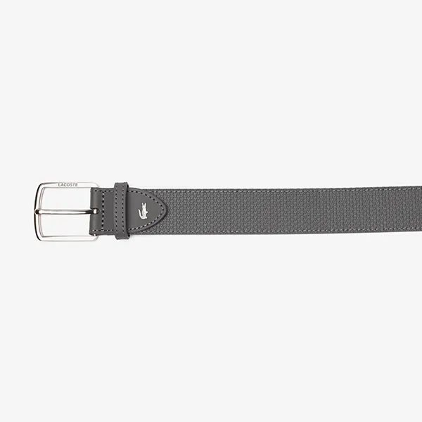 Thắt Lưng Nam Lacoste Leather Belt RC4005 M64 Màu Xám Size 100 - Thắt lưng - Vua Hàng Hiệu