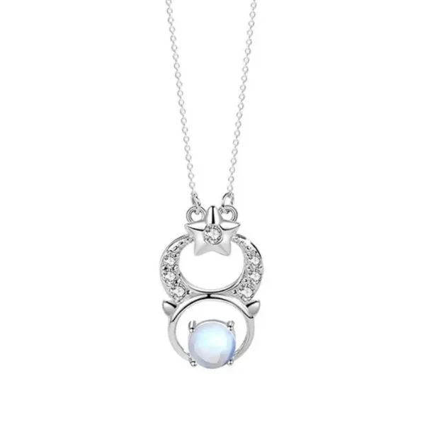 Dây Chuyền Nữ Lili Jewelry Đính Đá CZ Cung Kim Ngưu Sophronia LILI_218839 Màu Trắng