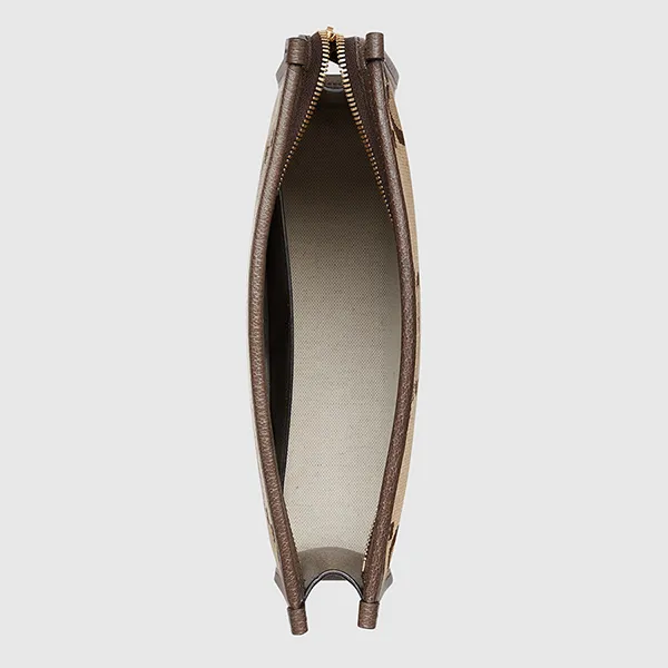 Túi Cầm Tay Gucci Jumbo GG Pouch Camel 699318 UKMBG 2572 Màu Nâu - Túi xách - Vua Hàng Hiệu