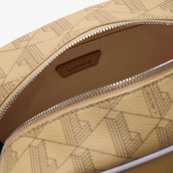 Túi Cầm Tay Nam Lacoste The Blend Toiletry Clutch Bag NH4559BG Màu Be - Túi xách - Vua Hàng Hiệu