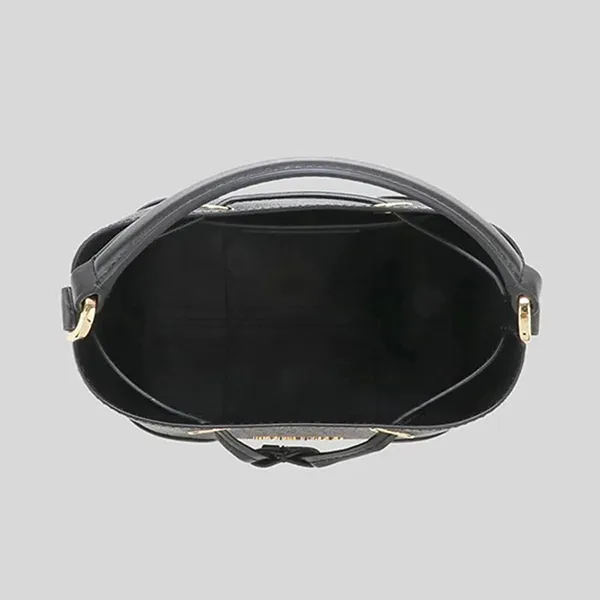 Túi Đeo Chéo Nữ Michael Kors MK Mercer Gallery Small Bucket Signature 35F2GM9M1B Màu Đen Xám