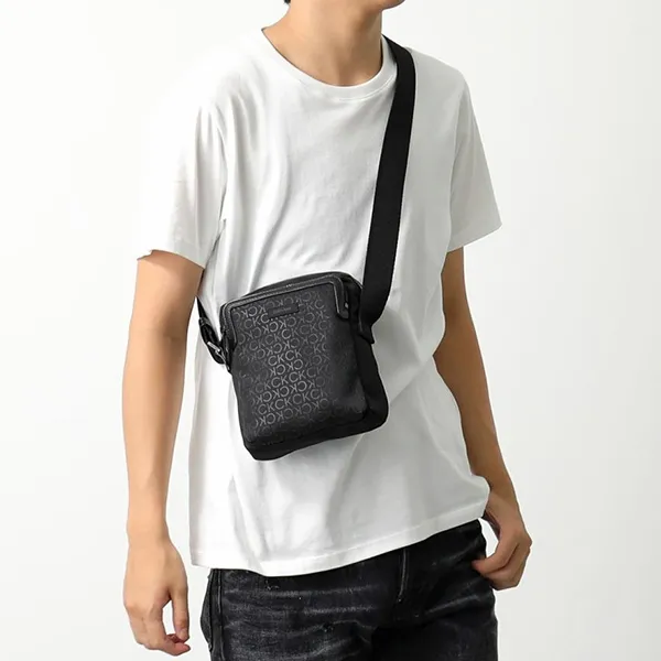 Túi Đeo Chéo Nam Calvin Klein CK Crossbody Bag K50K512107_NE0GK Màu Đen - Túi xách - Vua Hàng Hiệu