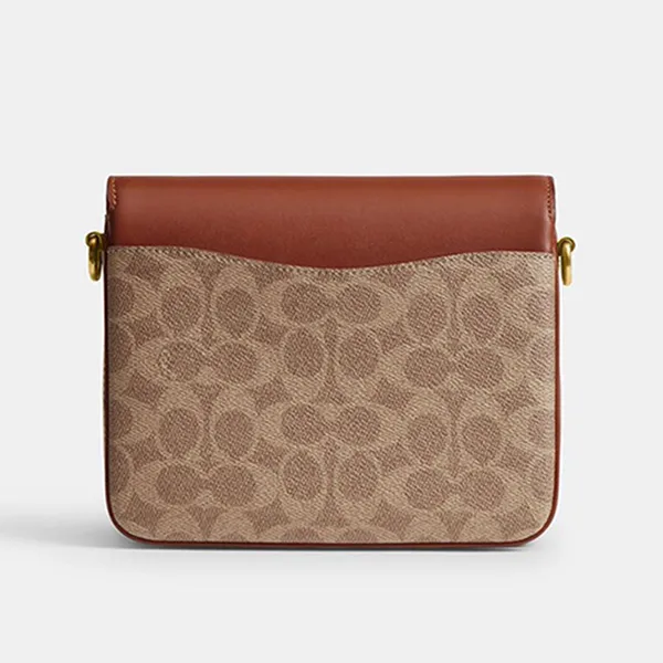 Túi Đeo Chéo Nữ Coach Cassie Crossbody Bag 19 In Signature Canvas 89089 CV436 Màu Nâu Be - Túi xách - Vua Hàng Hiệu