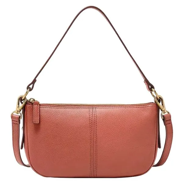 Túi Đeo Chéo Nữ Fossil Jolie Leather Small Crossbody Bag ZB11097604 Màu Hồng Đậm - Túi xách - Vua Hàng Hiệu