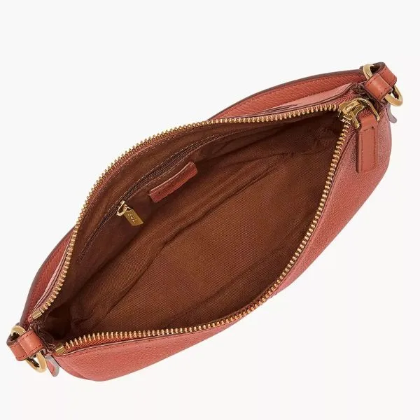 Túi Đeo Chéo Nữ Fossil Jolie Leather Small Crossbody Bag ZB11097604 Màu Hồng Đậm - Túi xách - Vua Hàng Hiệu