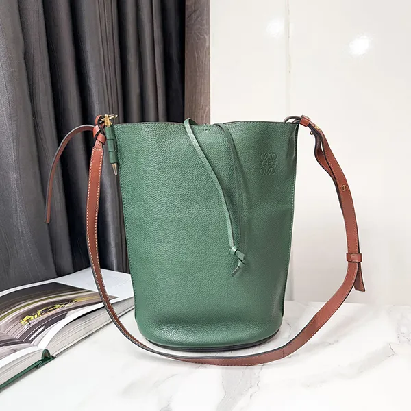 Túi Đeo Chéo Nữ Loewe Gate Bucket Bag Green Màu Xanh Lá - Túi xách - Vua Hàng Hiệu