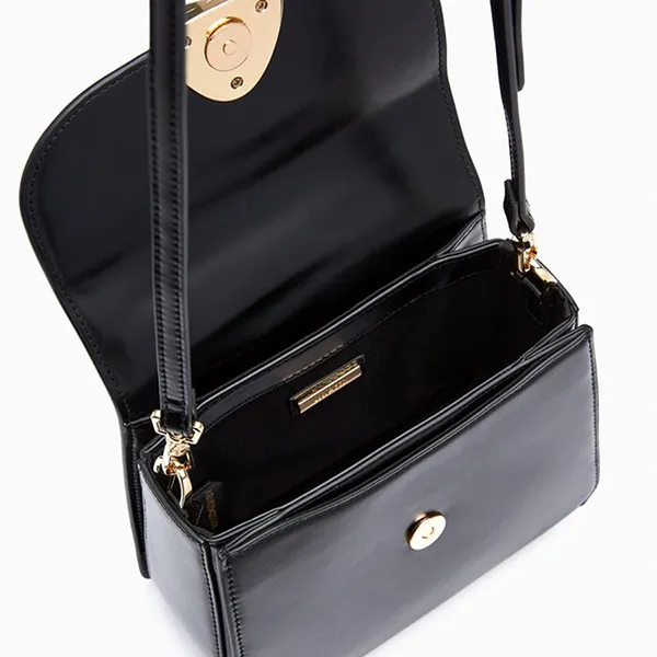 Túi Đeo Chéo Nữ Lyn Alta Top Handle S Handbag - Black LL25CBS029 Màu Đen