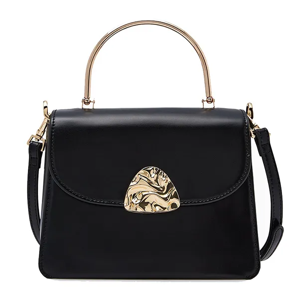 Túi Đeo Chéo Nữ Lyn Alta Top Handle S Handbag - Black LL25CBS029 Màu Đen
