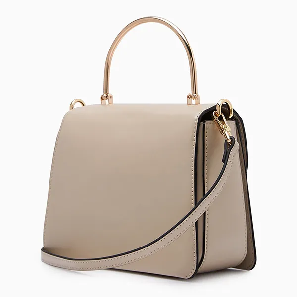 Túi Đeo Chéo Nữ Lyn Alta Top Handle S Handbag LL25CBS029 Màu Taupe