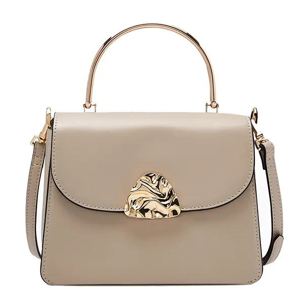 Túi Đeo Chéo Nữ Lyn Alta Top Handle S Handbag LL25CBS029 Màu Taupe