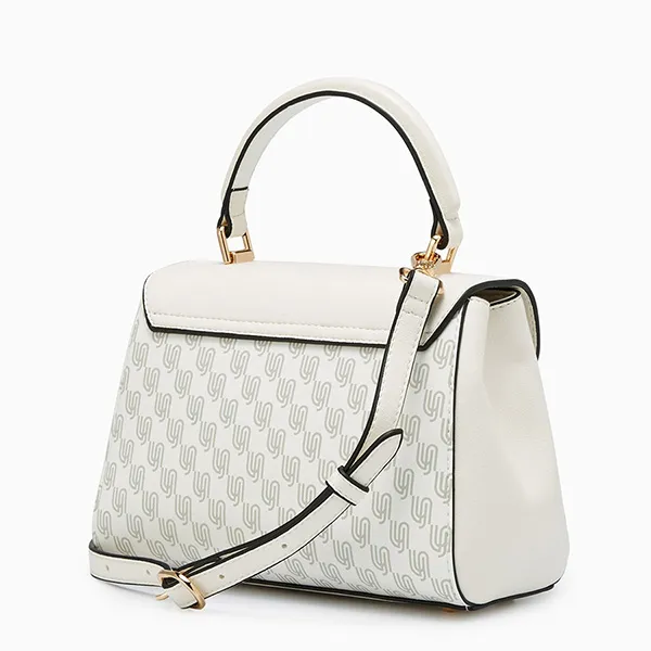 Túi Đeo Chéo Nữ Lyn Neola Infinite Top Handle Handbag - Printed Ivor LL25CBM161 Màu Trắng