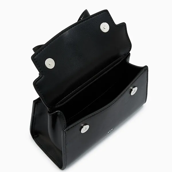 Túi Đeo Chéo Nữ Lyn Re-Edit Crissy Top Mini Handbag - Black LL25CBS140 Màu Đen