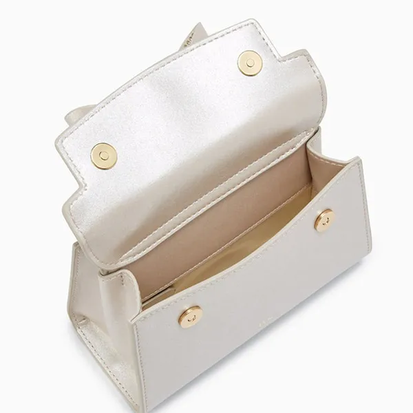 Túi Đeo Chéo Nữ Lyn Re-Edit Crissy Top Mini Handbag - Light Beige LL25CBS140 Màu Be Nhạt
