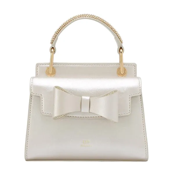 Túi Đeo Chéo Nữ Lyn Re-Edit Crissy Top Mini Handbag - Light Beige LL25CBS140 Màu Be Nhạt