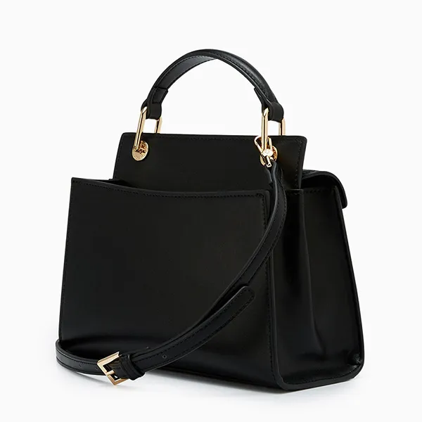 Túi Đeo Chéo Nữ Lyn Re-Edit Crissy Top S Handbag - Black LL25CBS139 Màu Đen