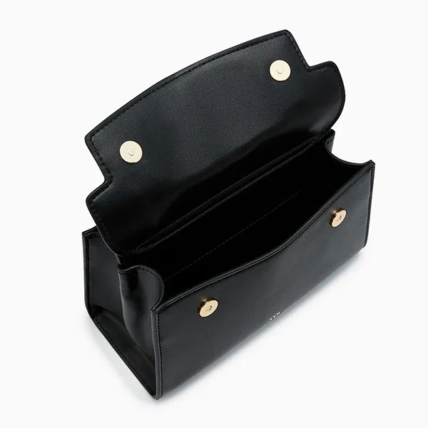 Túi Đeo Chéo Nữ Lyn Re-Edit Crissy Top S Handbag - Black LL25CBS139 Màu Đen