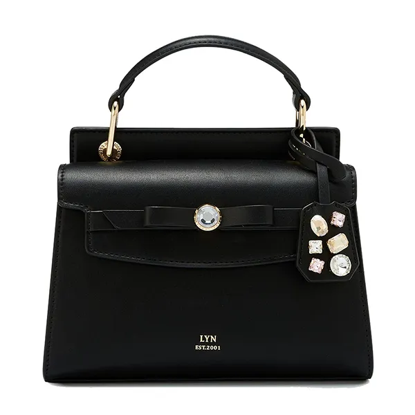 Túi Đeo Chéo Nữ Lyn Re-Edit Crissy Top S Handbag - Black LL25CBS139 Màu Đen