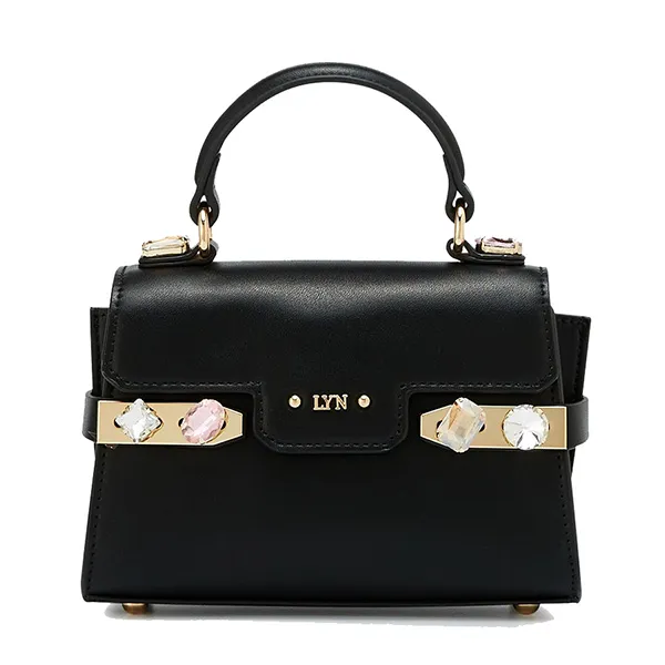 Túi Đeo Chéo Nữ Lyn Re-Edit Grazia Top Xs Handbag - Black LL25CBS141 Màu Đen