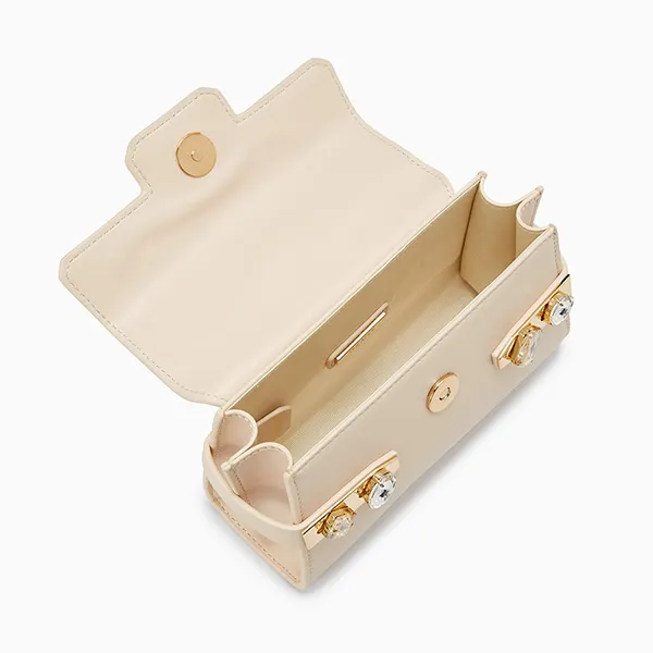 Túi Đeo Chéo Nữ Lyn Re-Edit Grazia Top Xs Handbag - Light Beige LL25CBS141 Màu Be Nhạt