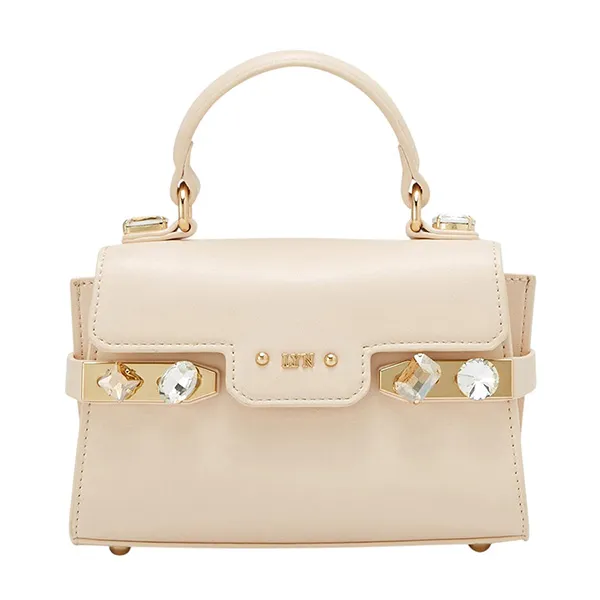 Túi Đeo Chéo Nữ Lyn Re-Edit Grazia Top Xs Handbag - Light Beige LL25CBS141 Màu Be Nhạt