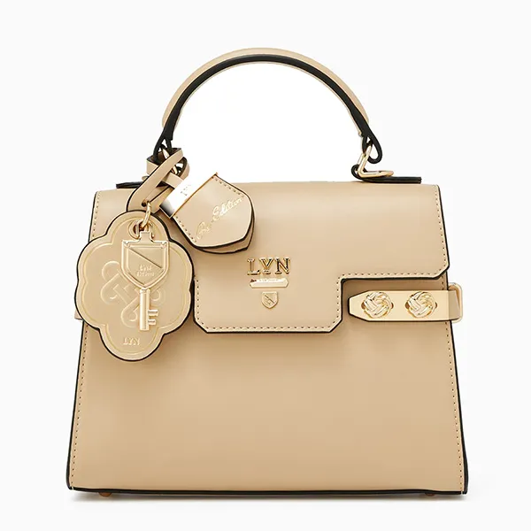 Túi Đeo Chéo Nữ Lyn Re-Edit Lucky Top S Handbag - Beige LL25CBS124 Màu Be