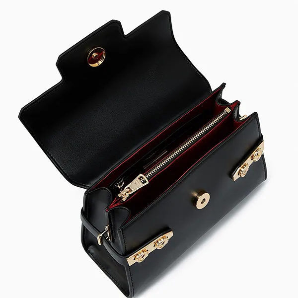 Túi Đeo Chéo Nữ Lyn Re-Edit Lucky Top S Handbag - Black LL25CBS124 Màu Đen