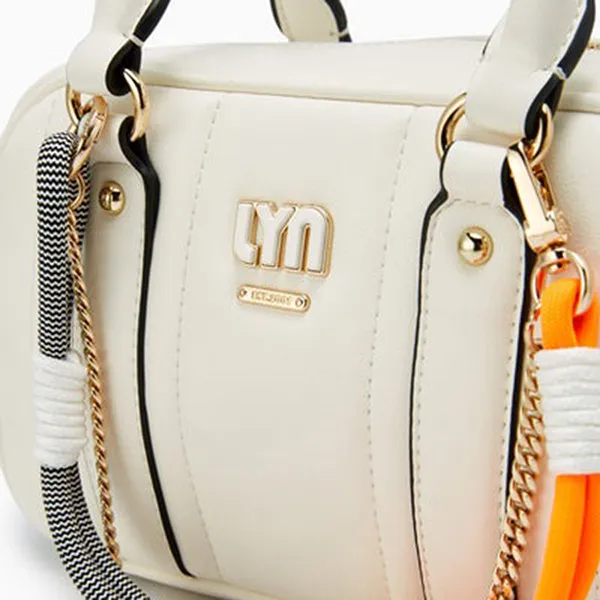 Túi Đeo Chéo Nữ Lyn Viktoria Mini Handbag Off White LL25CBF207 Màu Trắng