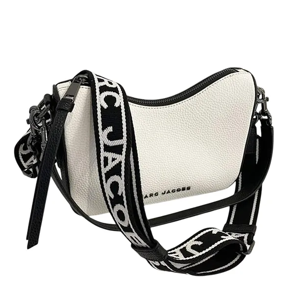Túi Đeo Chéo Nữ Marc Jacobs Small Convertible Shoulder Crossbody Bag Màu Trắng Đen