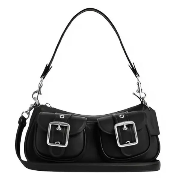 Túi Đeo Vai Nữ Coach Ashton Baguette CM079 Shoulder Bag Màu Đen