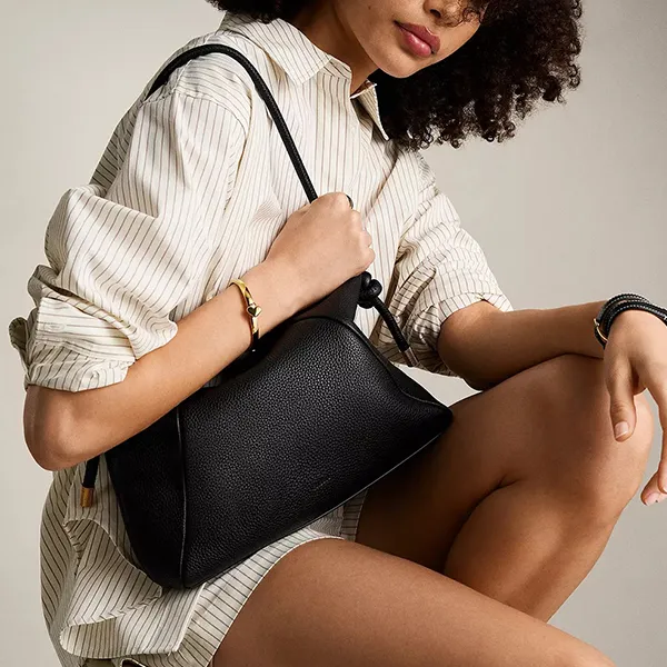 Túi Đeo Vai Nữ Fossil Willa Leather Shoulder Bag ZB11119001 Màu Đen - Túi xách - Vua Hàng Hiệu