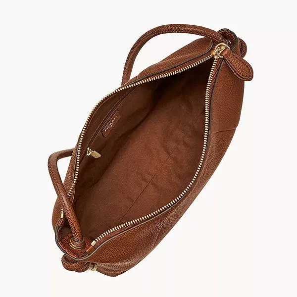 Túi Đeo Vai Nữ Fossil Willa Leather Shoulder Bag ZB11119200 Màu Nâu