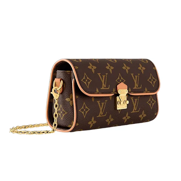 Túi Đeo Vai Nữ Louis Vuitton LV Camille Pochette Shoulder Bag M13566 Màu Nâu N-HL