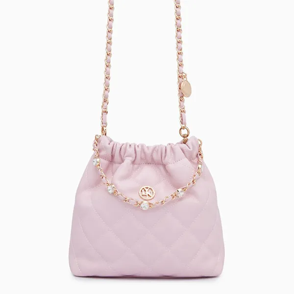 Túi Đeo Vai Nữ Lyn Fontia Mini LL24CBF159 Light Pink Màu Hồng
