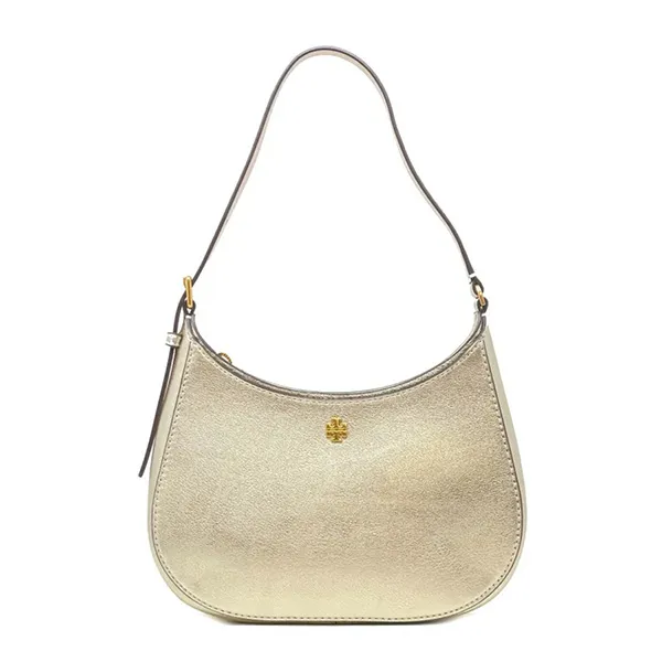 Túi Đeo Vai Nữ Tory Burch Small Emerson Metallic Small Zip Shoulder Bag Màu Vàng Trắng - Túi xách - Vua Hàng Hiệu