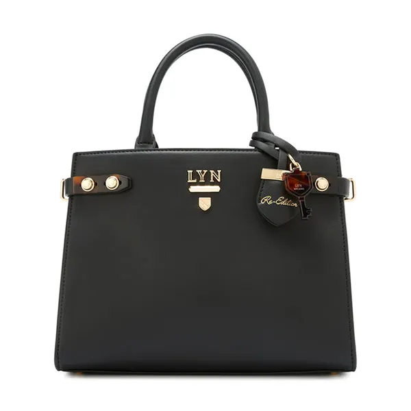 Túi Tote Nữ Lyn Fineness Marble Re-Edit Tote Bag LL24FBS094 Màu Đen