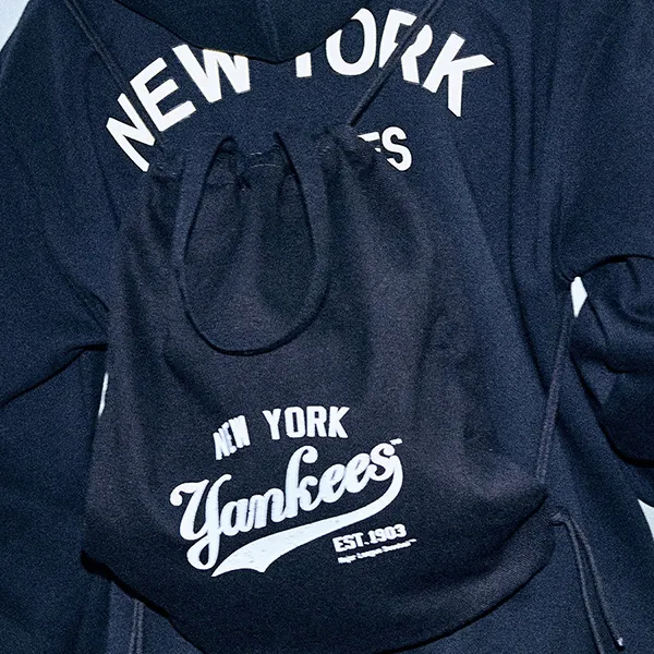 Túi Xách Tay MLB Vintage Lettering Gymsack Bag New York Yankees 3ABKH015N-50BKS Màu Đen - Túi xách - Vua Hàng Hiệu