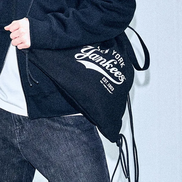 Túi Xách Tay MLB Vintage Lettering Gymsack Bag New York Yankees 3ABKH015N-50BKS Màu Đen - Túi xách - Vua Hàng Hiệu