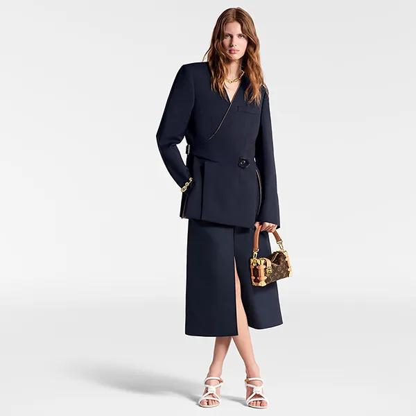 Túi Xách Tay Nữ Louis Vuitton Monogram Canvas Side Trunk Màu Nâu - Túi xách - Vua Hàng Hiệu