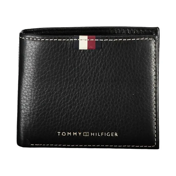 Ví Nam Tommy Hilfiger Men's Leather Black AM0AM11600_NEBDS Màu Đen