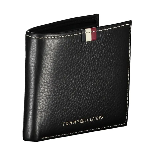 Ví Nam Tommy Hilfiger Men's Leather Black AM0AM11600_NEBDS Màu Đen