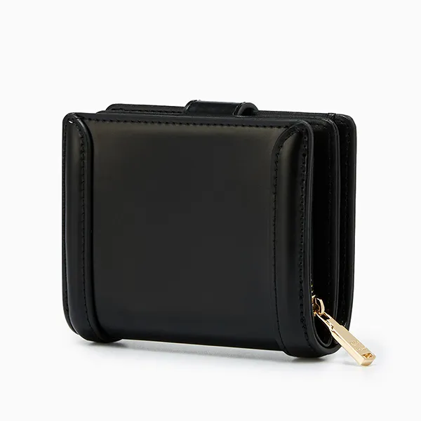 Ví Nữ Lyn Persy Short Wallet Black LL25CWS002 Màu Đen