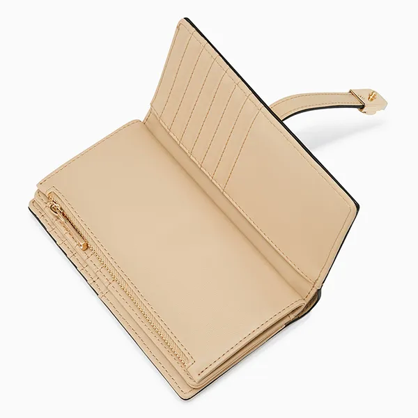 Ví Nữ Lyn Re-Edit Lucky Semi Long Wallets LL25CWS019 Màu Be
