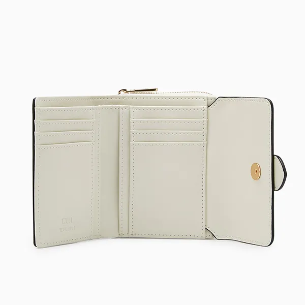 Ví Nữ Lyn Riva Short Wallet Ivory LL25CWS004 Màu Trắng