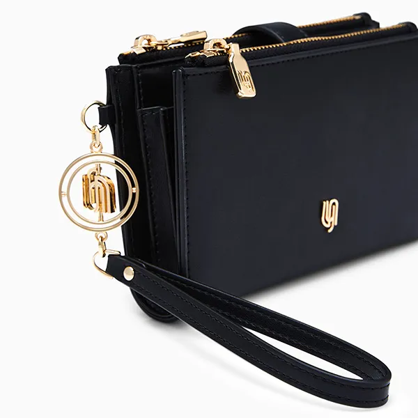 Ví Nữ Lyn Sylvia Infinite Long Wallets Black LL25CWM015 Màu Đen