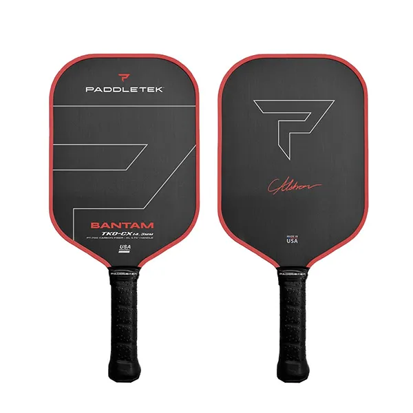 Vợt Pickleball Paddletek Bantam TKO-CX 12.7mm Màu Đen Đỏ - Pickleball - Vua Hàng Hiệu