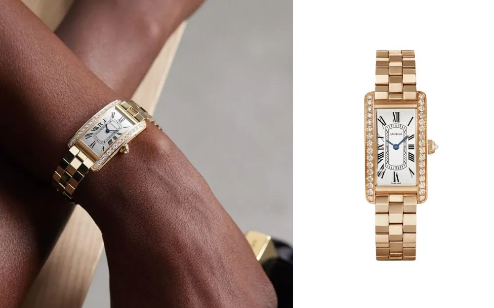 Đồng Hồ Cartier Mặt Vuông - 1