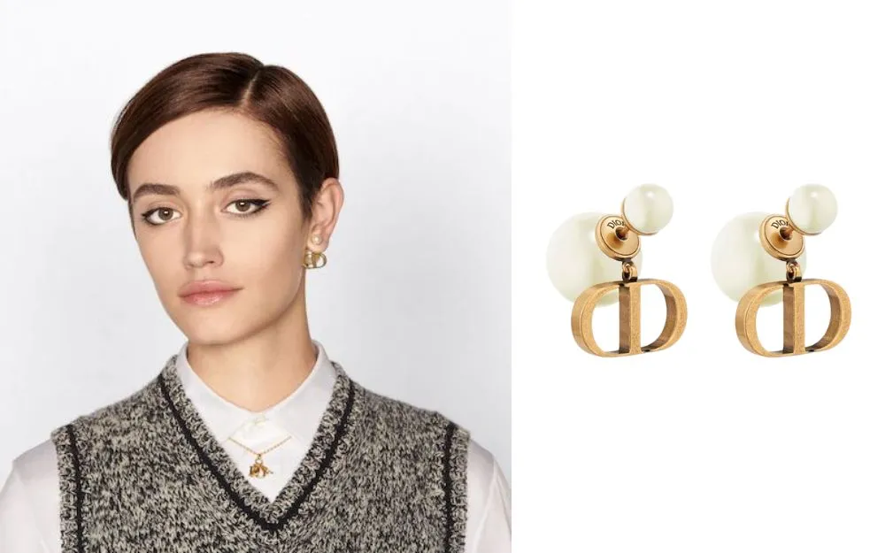 Trang sức vàng ngọc trai Dior - 3