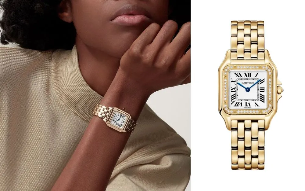 Đồng Hồ Cartier Mặt Vuông - 3